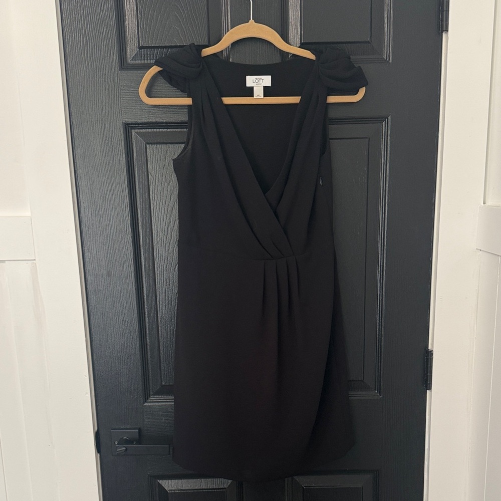 LOFT Black Mini Dress